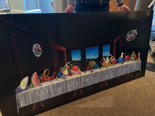 1177583-3 Painting Michael Godard "Last Martini"