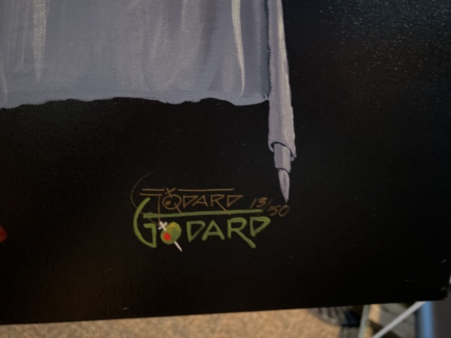 1177583-4 Painting Michael Godard "Last Martini"