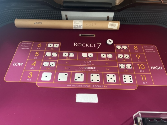 1177592-6 Mini Craps Bord  - TCS John Huxley