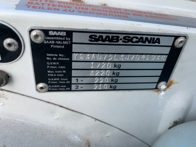 1137459-36 Saab 900 Turbo Convertible - 1988