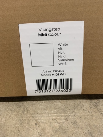 1195220-6 Step stool Wibe Vikingstep Midi Color 2-Step