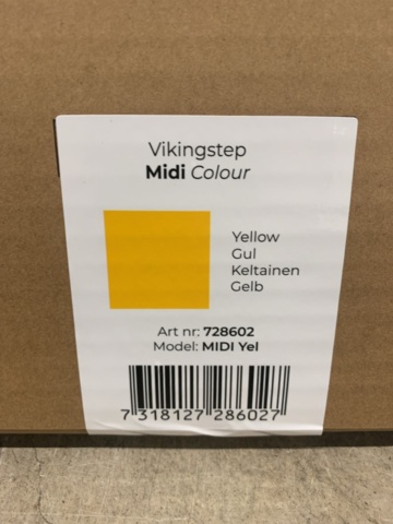 1195366-6 Step stool Wibe Vikingstep Midi Color 2-Step