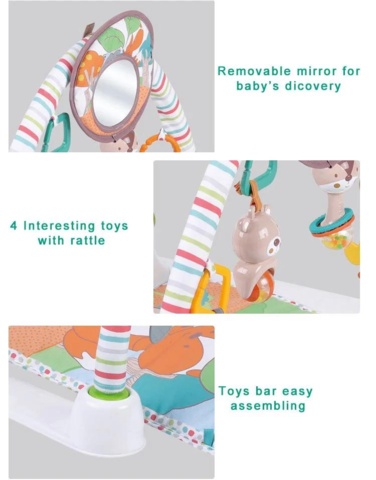 1199895-5 Party Baby Gym with Activity Toys and Piano