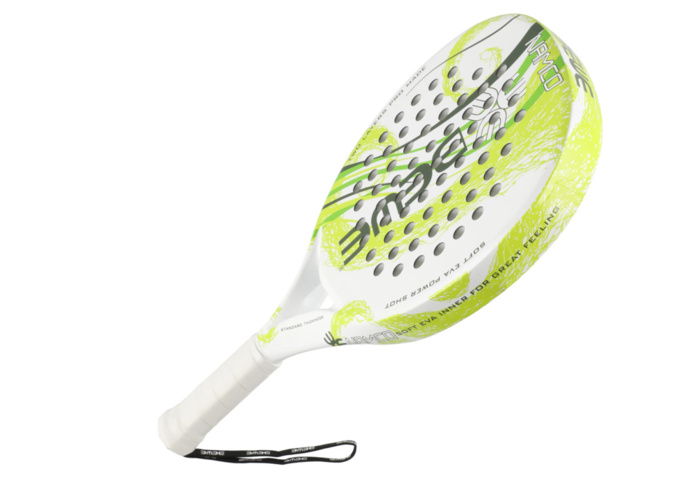 1199940-1 Bewe Wintop padel racket carbon fiber, white/green - Shipping included