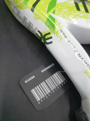 1199940-4 Bewe Wintop padel racket carbon fiber, white/green - Shipping included