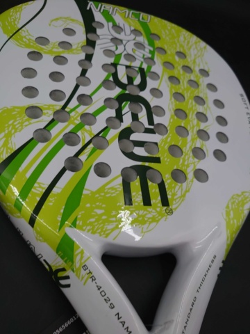 1199940-5 Bewe Wintop padel racket carbon fiber, white/green - Shipping included