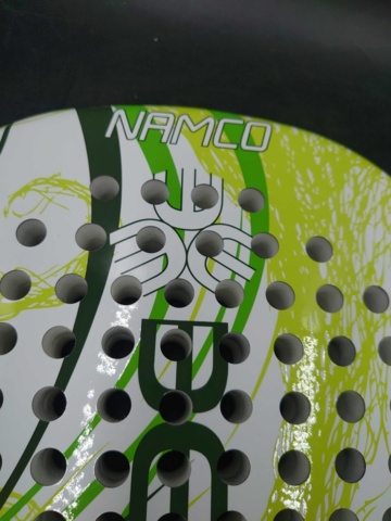 1199940-8 Bewe Wintop padel racket carbon fiber, white/green - Shipping included