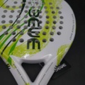 1199940-9 Bewe Wintop padel racket carbon fiber, white/green - Shipping included