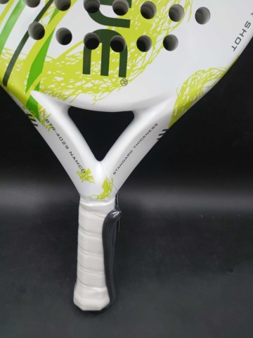 1199940-12 Bewe Wintop padel racket carbon fiber, white/green - Shipping included