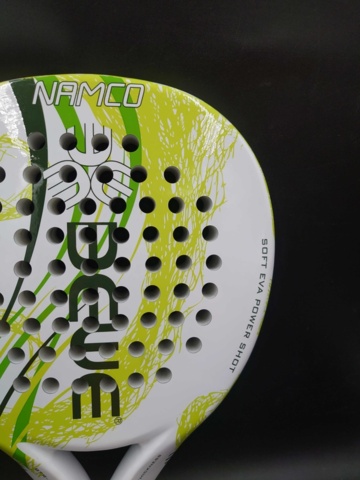 1199940-13 Bewe Wintop padel racket carbon fiber, white/green - Shipping included