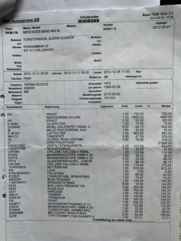 1199951-100 Mercedes-Benz 450 SL - 1973