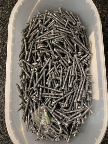 1200867-4 3 Packs Trallscrew 4.8x45, Grabber TREX C4