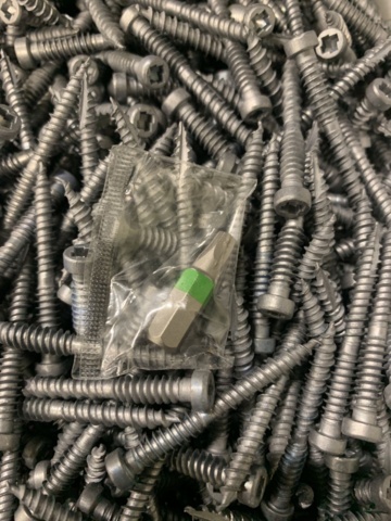 1200867-5 3 Packs Trallscrew 4.8x45, Grabber TREX C4