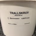 1200950-3 2 st Förpackningar Trallskruv 4.3x55 mm & 4.8x75 mm