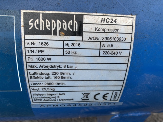 1035518-2 Compressor Scheppach HC24