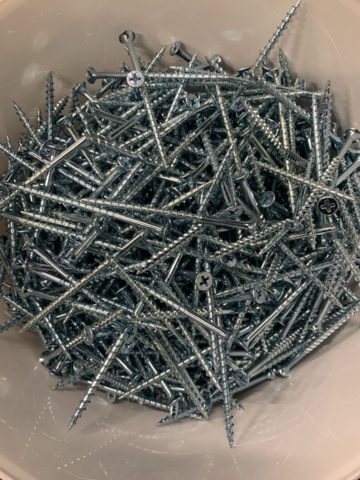 1201074-3 2 buckets Plaster screw 4.3x75 mm