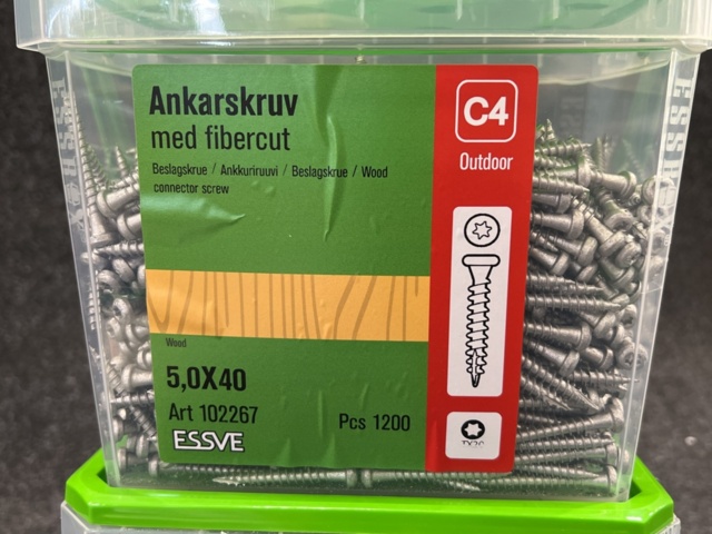 1200834-2 2400 anchor screws Essve 5.0x40