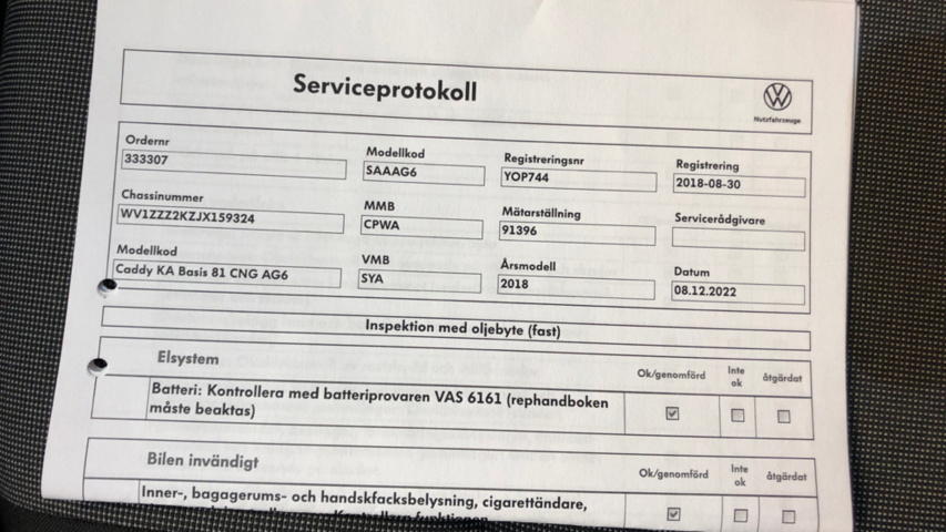 1201192-26 Volkswagen Caddy Panel Van 1.4 TGI BlueMotion DSG Sequential, 110hp, 2018