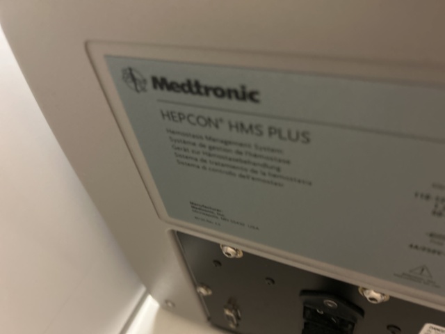 1192527-6 Coagulation meter - Medtronics Hepcon HMS Plus