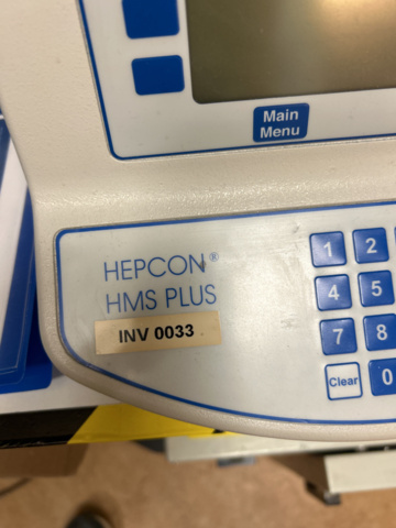 1192527-8 Coagulation meter - Medtronics Hepcon HMS Plus