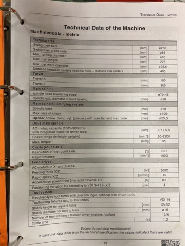 1171120-31 CNC lathe Emco Concept Turn 250