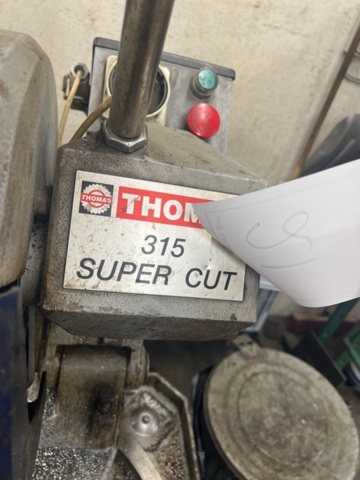 1152921-9 Cut-off saw Thomas 315 Supercut, 3-phase