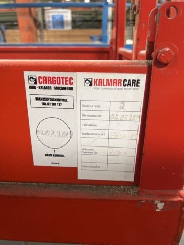 1152976-2 Scissor lift Skyjack, work platform for 3 people