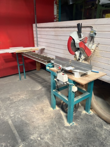 1153009-4 Cut/miter saw Pegic GP350 RT and chip suction filter