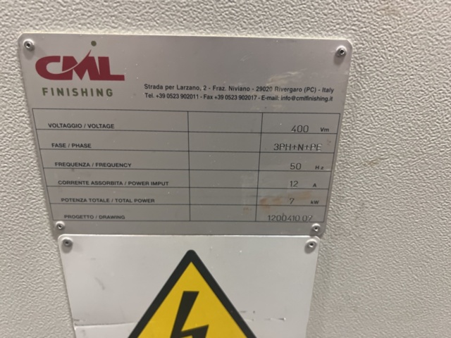 1153031-59 Oiling line for floors OSMO 2012 (CML Finishing, Sorbini, Costa etc