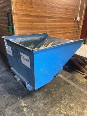 1153056-1 Tippable waste container on wheels