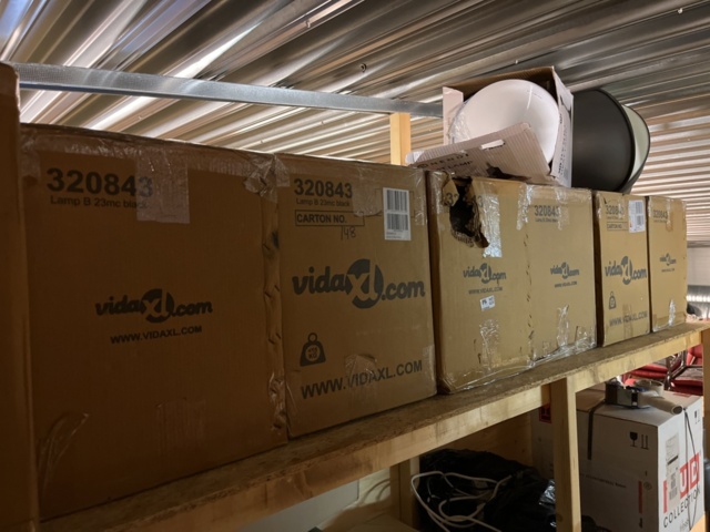 1132040-3 Ceiling lamp x6, VidaXL Lamp B 23mc Black