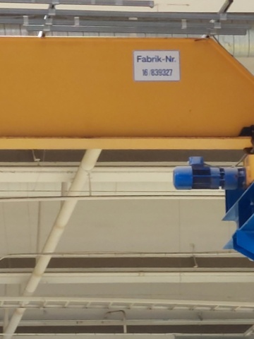 1201703-15 Dubbla ABUS traverser med telfrar om 1,6 ton med traversbanor