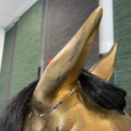 1149883-3 Gold Lacquered Horse