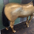 1149883-5 Gold Lacquered Horse