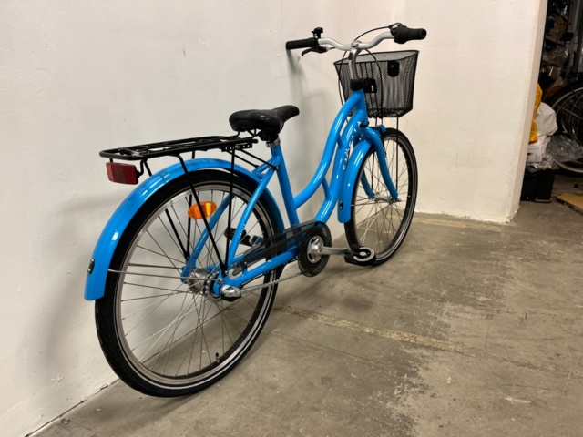 1202052-5 Bicycle Children Sjösala Smilla 24" 3-speed 38cm Blue