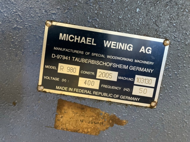 1153111-5 Grinding machine Rondamat 980 and workbench with accessories