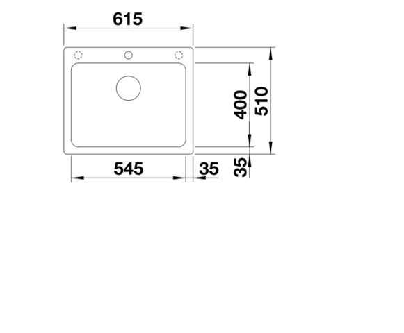 1202542-2 Blanco sink Naya 6 Silgranit, pearl grey