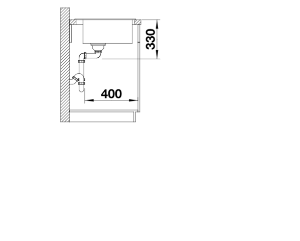 1202542-3 Blanco sink Naya 6 Silgranit, pearl grey
