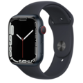 1200040-2 Apple Watch Series 7 GPS + Cellular, 45mm Midnight Aluminium Case with Midnight Sport Band