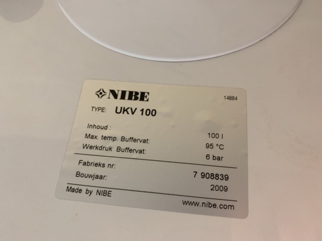 1203148-6 Volume tank Nibe UKV100