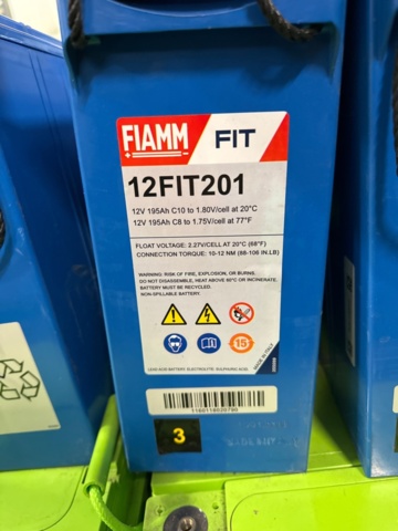 1203240-2 4 batteries FIAMM 12FIT201