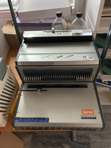 1192568-1 Binding machine - Serva Binder-S 310