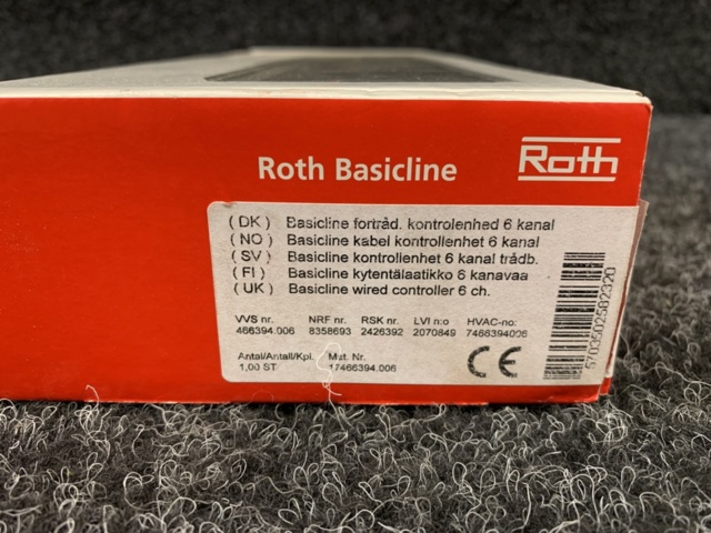 1203193-2 Control unit Roth Basicline 6-channel