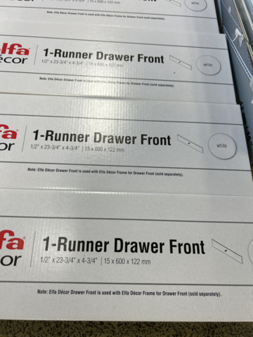 1150485-4 Various elfa things, baskets, front pieces, basket frames