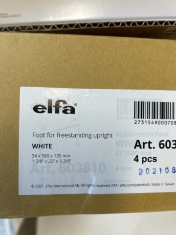 1150485-5 Various elfa things, baskets, front pieces, basket frames