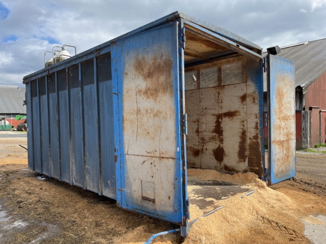 1191408-2 Container 40 cubic meters with opening roof