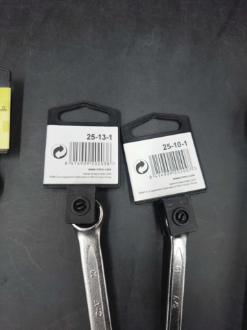 1190366-3 16 st U-ringnyckel - frakt ingår