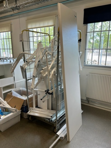 1150488-2 16 drawers elfa with shelf system and baskets