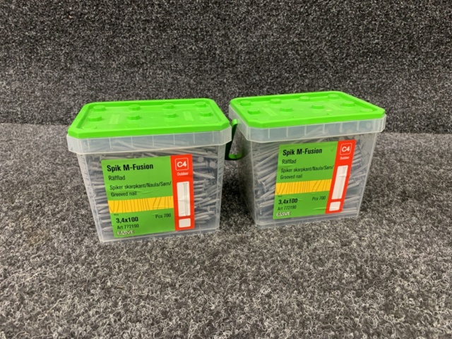 1203238-1 2 Packs Nail M-Fusion 3.4x100 mm, Essve