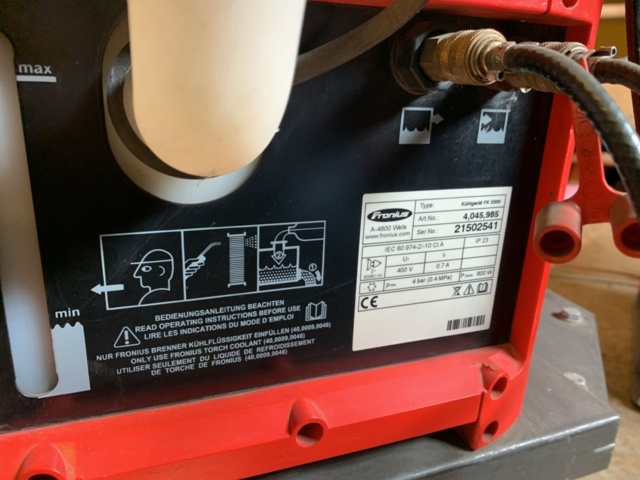 1035531-8 Tig welding Fronius Magic Wave 3000